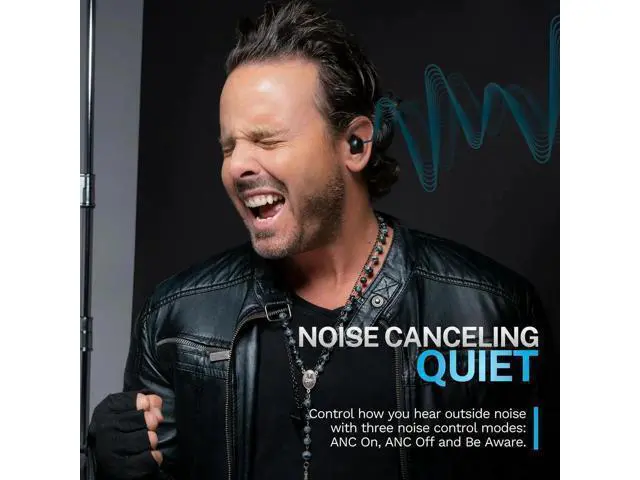 Alt view image 2 of 7 - JLab GO Pop Active Noise Cancelling True Wireless Earbuds, Charging Case, Teal Black