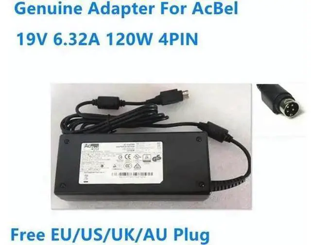 Main image of Aomoproing 19V 6.32A 120W 4PIN AcBel ADC027 AC Power Adapter For Power Supply Charger