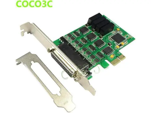 Alt view image 5 of 6 - Aomoproing PCI express 4 ports Serial RS422 RS485 card PCI-e to Multi RS-422 RS-485 adapter PCIe Industrial I/O Card + low profile bracket