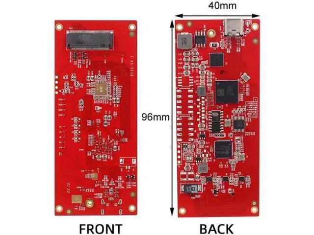Alt view image 7 of 7 - Aomoproing UC-116 Type-C USB4 40Gbps to PCI-E SSD Nvme NGFF M-key Convert Card Cable USB-C 10Gbps JHL7440 JMS583