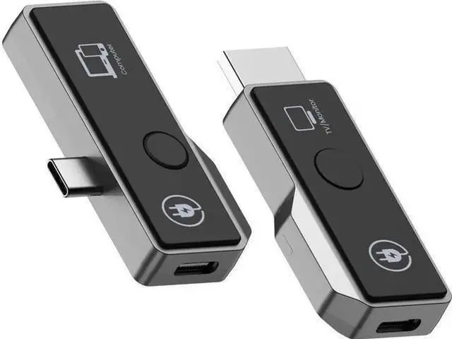Main image of Wireless HDMI Transmitter and Receiver, Support Type-C 3.1 USBC Port Smartphone/Tablet/Laptop, Plug and Play, Portable Wireless HDMI Extender Kit for Streaming Video/Audio to HDTV/Projector/Monitor