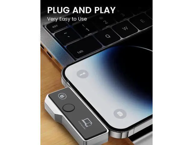 Alt view image 6 of 7 - Wireless HDMI Transmitter and Receiver, Support Type-C 3.1 USBC Port Smartphone/Tablet/Laptop, Plug and Play, Portable Wireless HDMI Extender Kit for Streaming Video/Audio to HDTV/Projector/Monitor