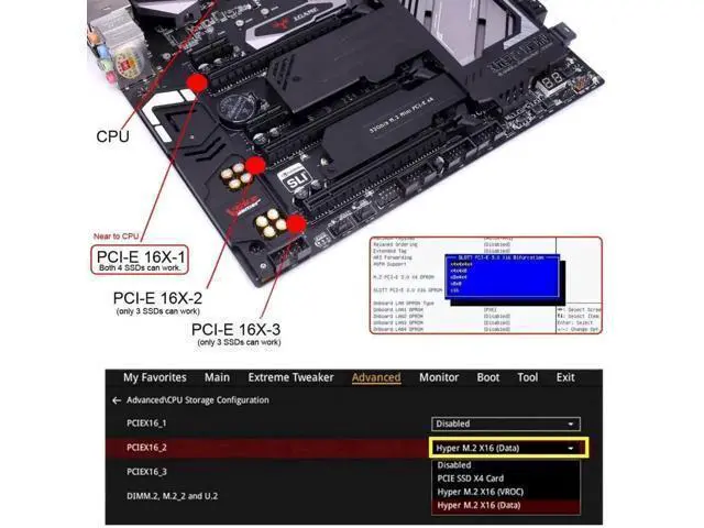 Alt view image 5 of 7 - Aomoproing 2 Port PCI-E X16 to PCI-E 5.0 MCIO 8i 74Pin SFF-TA-1016 Adapter Mini Cool Edge IO Female PCI Expansion Card Adapter