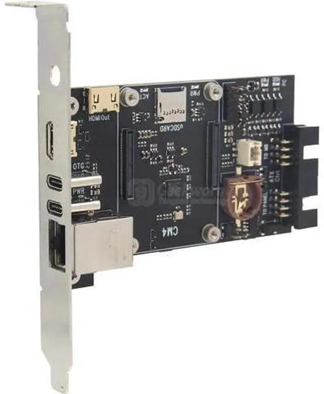 Alt view image 2 of 6 - X650 PiKVM V3 PCIe Version for Raspberry Pi CM4 KVM Over IP HDMI CSI