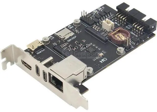 Alt view image 4 of 6 - X650 PiKVM V3 PCIe Version for Raspberry Pi CM4 KVM Over IP HDMI CSI