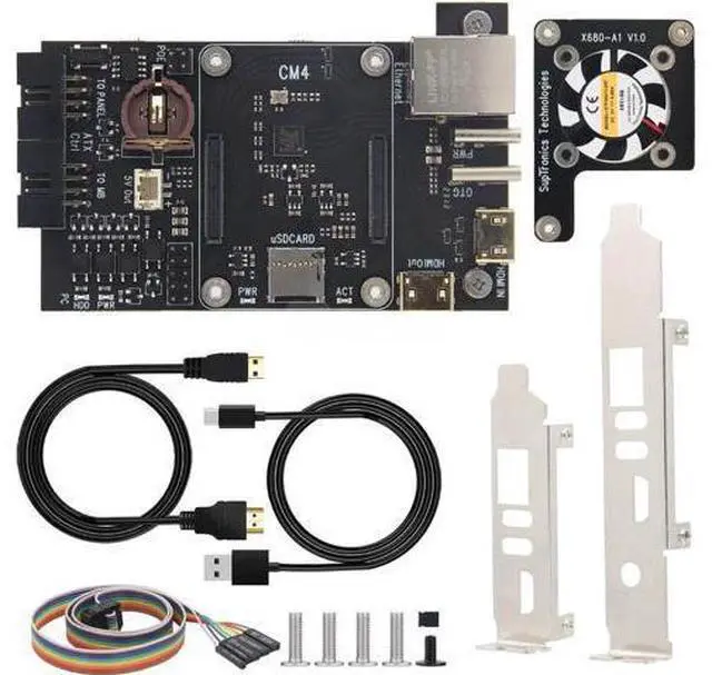 Alt view image 3 of 6 - X650 PiKVM V3 PCIe Version for Raspberry Pi CM4 KVM Over IP HDMI CSI