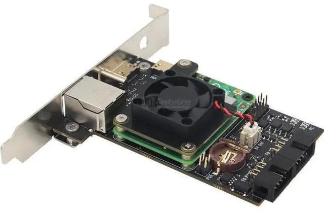 Alt view image 6 of 6 - X650 PiKVM V3 PCIe Version for Raspberry Pi CM4 KVM Over IP HDMI CSI