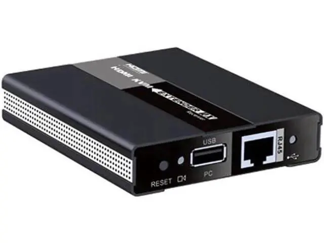 Alt view image 3 of 6 - HDMI KVM Extender Switch Over RJ45 Ethernet Network USB KVM HDMI Extension 60M POC 1080P Over CAT5e/6 For PS4 USB