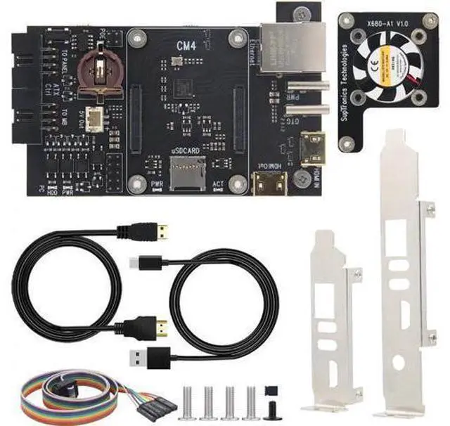Alt view image 2 of 6 - X650 KVM Over IP HDMI to CSI-2 Shield for Raspberry Pi CM4 Compatible with PiKVM V3 HAT