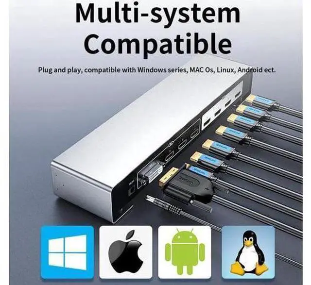 Alt view image 2 of 6 - 4 In 4 Out HDMI DVI Video Wall Controller 1080P TV Splicing 1X2 1X3 1X4 2X1 3x1 4X1 2X2 HDMI Splitter Switch