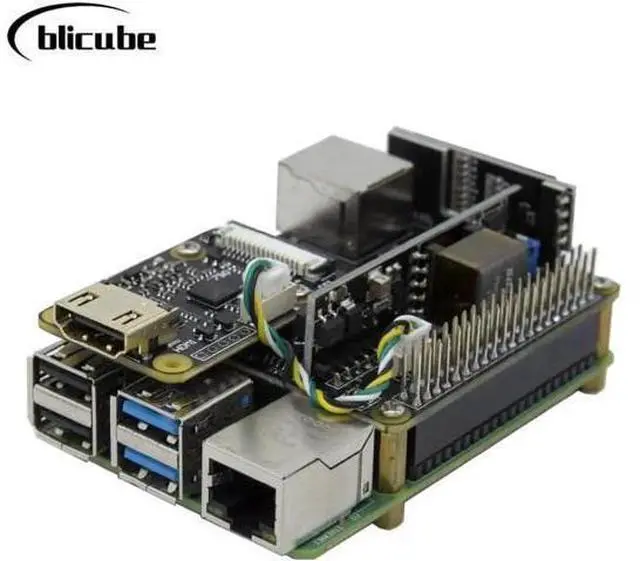 Alt view image 3 of 4 - v3 BliKVM HAT "KVM over IP" Raspberry Pi 4b PoE HDMI CSI