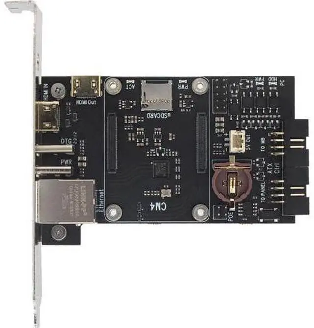 Alt view image 4 of 6 - X650 KVM Over IP HDMI to CSI-2 Shield for Raspberry Pi CM4 Compatible with PiKVM V3 HAT