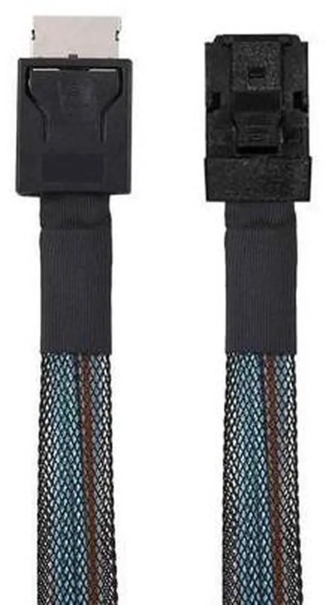 Alt view image 2 of 5 - NFHK OCuLink PCIe PCI-Express SFF-8611 4i to SFF-8643 SSD Data Active Cable 50cm
