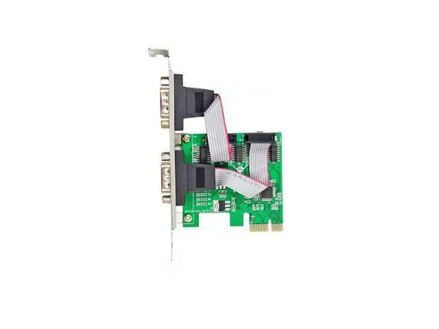 Alt view image 3 of 5 - X-MEDIA XM-PEX-2S PCI-E 2-Port Dual DB9 Serial / RS232 Port PCI Express (PCIe x1) Adapter Card - WCH382L Chipset - 16C550/16C552/16C554 and 16C750 UART