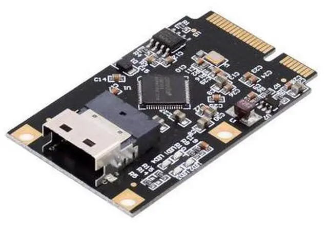 Main image of NFHK Mini PCI-E PCI Express to Slimline SFF-8654 SATA 3.0 Four Ports Adapter Converter 6Gbps Disk Extension Card for SSD