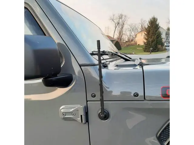 Alt view image 3 of 5 - VOFONO Antenna for 2007-2026 Jeep Wrangler 4xe JK JL Unlimited Willys Gladiator JT Rubicon Sahara, Jeep Gladiator Accessories, 13 Inch Jeep Wrangler Antenna Replacement for AM FM Radio Reception