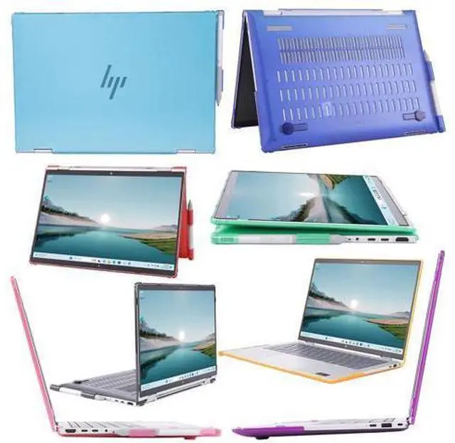 Alt view image 5 of 5 - mCover Case Only Compatible for 2024~2025 14" HP Elite x360 1040 G11 2-in-1 Series Windows Laptop (NOT Fitting Any Other HP Models) - Blue