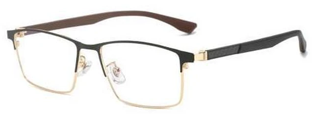 Main image of Cyxus Carbon Fiber 99% Blue Light Glasses Men Women, 23g Semi-rim Square Frame for Computer Gaming 8146