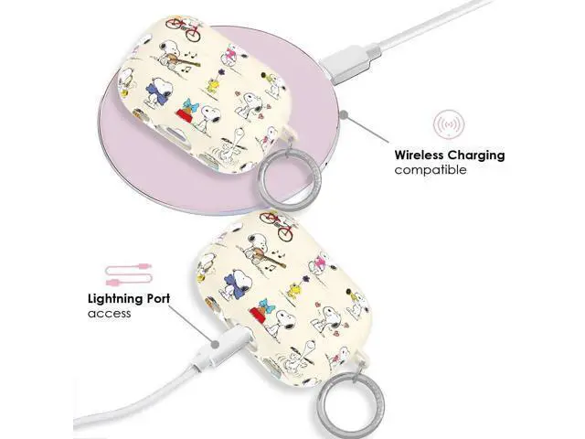 Alt view image 5 of 5 - Velvet Caviar Compatible with AirPods Pro Case 2nd and 1st Generation - Cute Protective Hard Cover for Women - Snoopy Moods