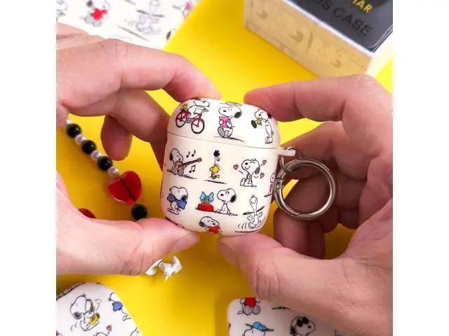 Alt view image 3 of 5 - Velvet Caviar Compatible with AirPods Pro Case 2nd and 1st Generation - Cute Protective Hard Cover for Women - Snoopy Moods