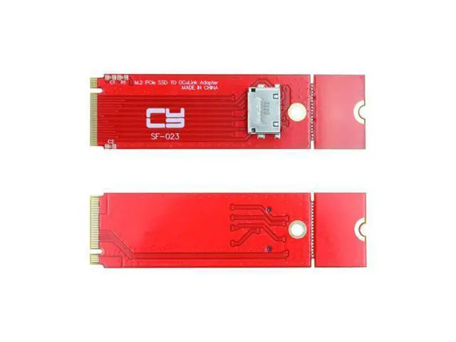 Alt view image 2 of 5 - xiwai PCI-E 3.0 PCI-Express 4.0 NVME M.2 M-Key to Oculink SFF-8612 SFF-8611 Host Adapter for PCIe U.2 eGPU SSD 2260 2280