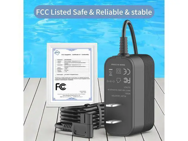 Alt view image 3 of 5 - VOJSALDR 13V Power Charger Replacement for TALOSBO S1 & S2 11V Battery Robotic Pool Vacuum Cleaner Adapter Charger