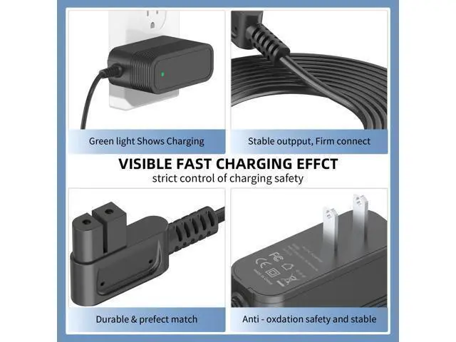 Alt view image 4 of 5 - VOJSALDR 13V Power Charger Replacement for TALOSBO S1 & S2 11V Battery Robotic Pool Vacuum Cleaner Adapter Charger
