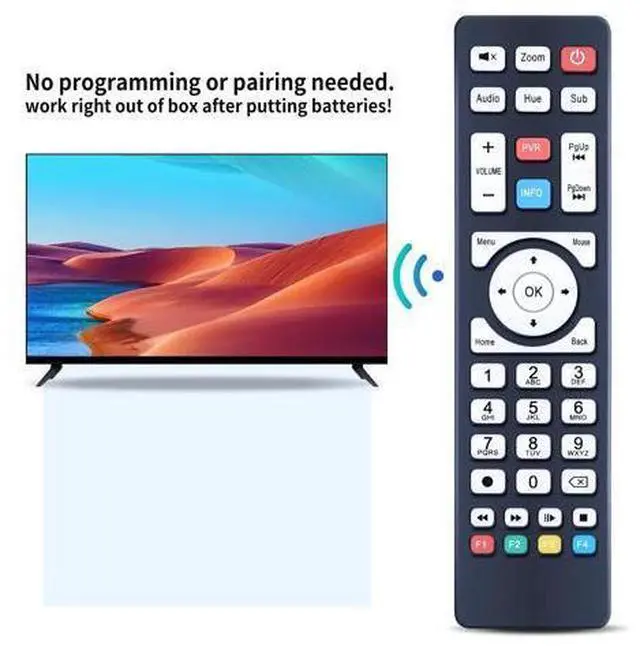 Alt view image 3 of 5 - RYQIF Replacement Remote Control Intended for MAX TV Gold 5G, Silver and Silver Plus, for Maxytec 4K UG55 5G Plus Set-Top Boxes