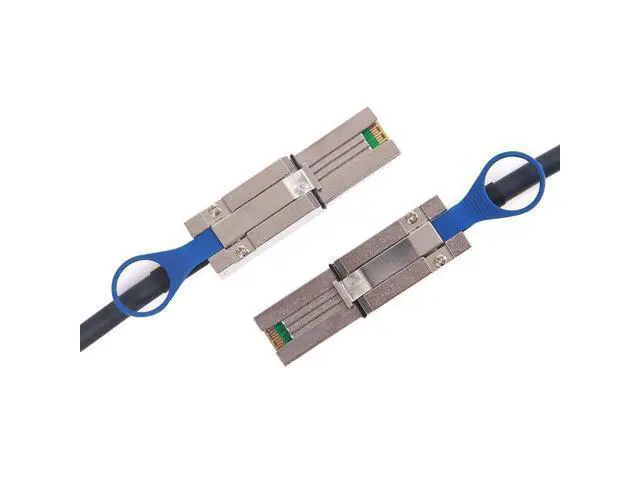 Alt view image 2 of 4 - 10Gtek SFF-8088 to SFF-8088 External Mini SAS HD Cable, 3G/6Gbps SAS2.0 26Pin Hybrid Cable Attached SCSI for Raid, DAS, and Servers, 100-Ohm, 1.5-m(4.9ft)