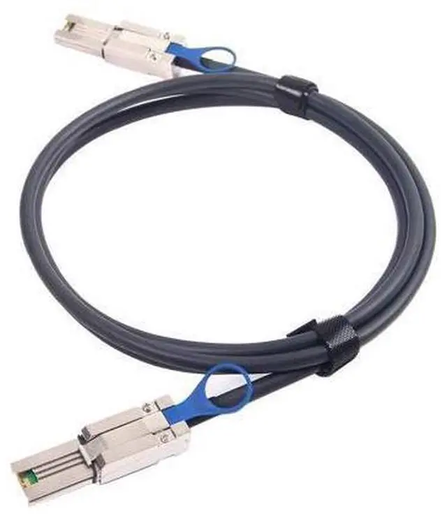 Alt view image 4 of 4 - 10Gtek SFF-8088 to SFF-8088 External Mini SAS HD Cable, 3G/6Gbps SAS2.0 26Pin Hybrid Cable Attached SCSI for Raid, DAS, and Servers, 100-Ohm, 1.5-m(4.9ft)