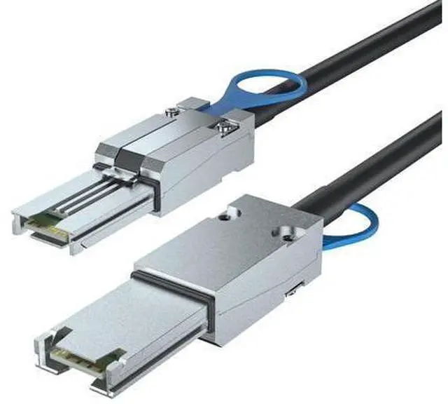 Main image of 10Gtek SFF-8088 to SFF-8088 External Mini SAS HD Cable, 3G/6Gbps SAS2.0 26Pin Hybrid Cable Attached SCSI for Raid, DAS, and Servers, 100-Ohm, 1.5-m(4.9ft)