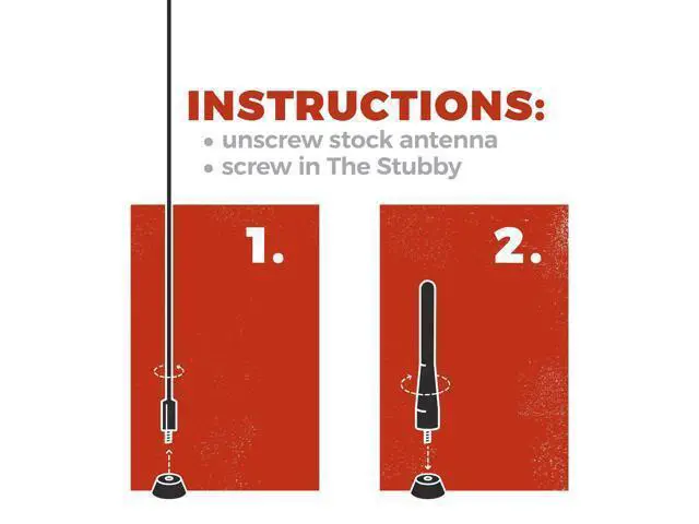Alt view image 5 of 5 - CravenSpeed Stubby Antenna Compatible with Nissan Cube 2009-2014 ^^ 4 inches ^^ Short Antenna Replacement ^^ Made in The USA