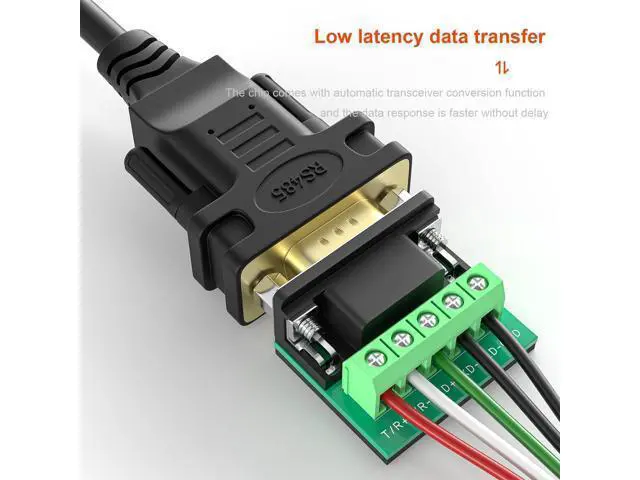 Alt view image 5 of 5 - OIKWAN USB to RS422 RS485 Serial Port Converter Adapter Cable with FTDI Chip Supports Windows 11 10 8 7 XP Mac -10 Feet