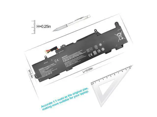 Alt view image 5 of 5 - SS03XL 933321-855 Battery, Replacement hp EliteBook 840 Battery hp EliteBook 745 830 840 846 G5, EliteBook 745 830 840 G6 ZBook 14U G5 G6 Computer HSN-112C HSTNN-LB8G 932823-421 932823-1C1 Batteries.