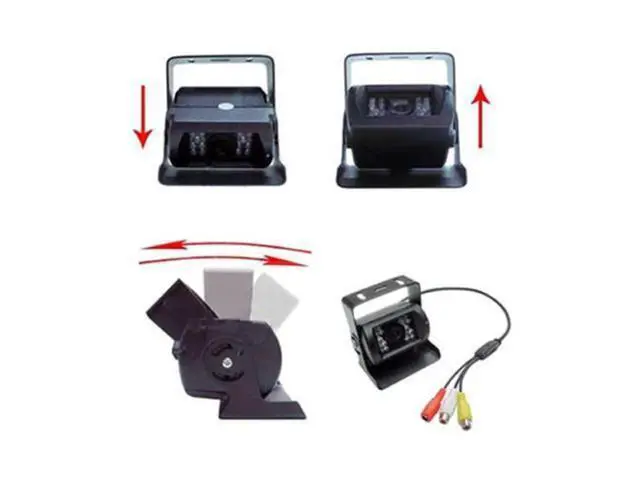 Alt view image 4 of 5 - Rear View Camera for Trucks - HD CCTV with Night Vision, Waterproof, 30 FT Cable, 12V-24V