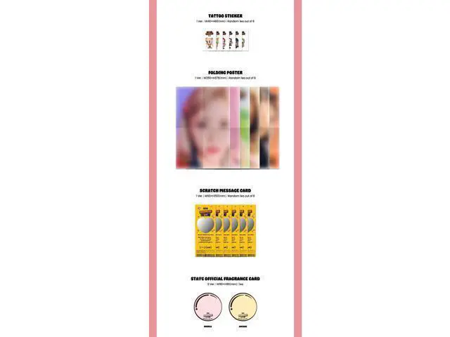 Alt view image 5 of 5 - STAYC - TEENFRESH (3rd Mini Album) CD+Folded Poster (BUBBLE ver, 1 Folded Poster)