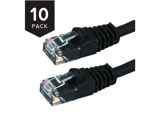 Alt view image 2 of 3 - Buhbo 3 FT CAT 5E UTP Ethernet Network Booted Cable (10-Pack)