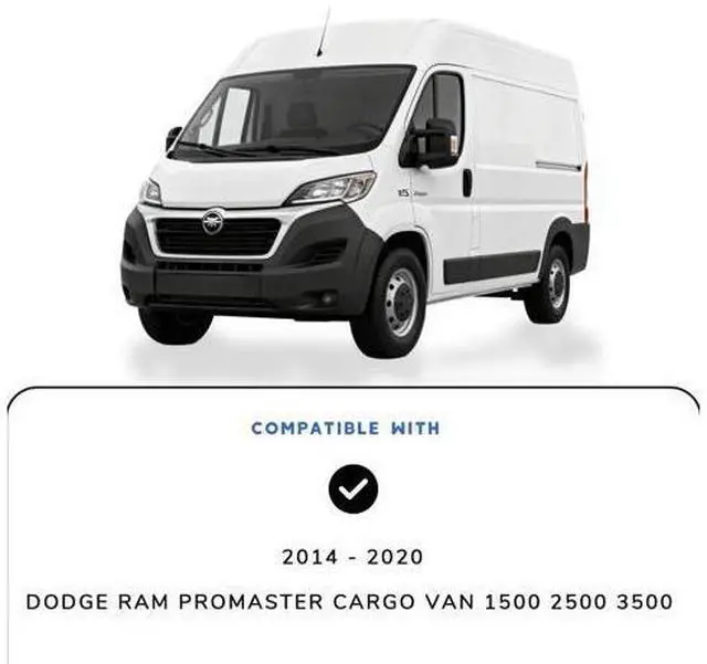 Alt view image 3 of 5 - Anpher Backup Camera Compatible with 2014-2020 Dodge Ram ProMaster 1500 2500 3500 Rear View Camera Replace OE 6MJ97ZZZAA 68288201AA