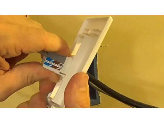 Alt view image 5 of 5 - SATMAXIMUM Cat5e Keystone Ethernet Wall Jack Punch Down UTP 45-Degree (Easier Termination Than 90-Degree), RJ45 Slim Profile Speed Termination Black 45° Angled (20 Pack)
