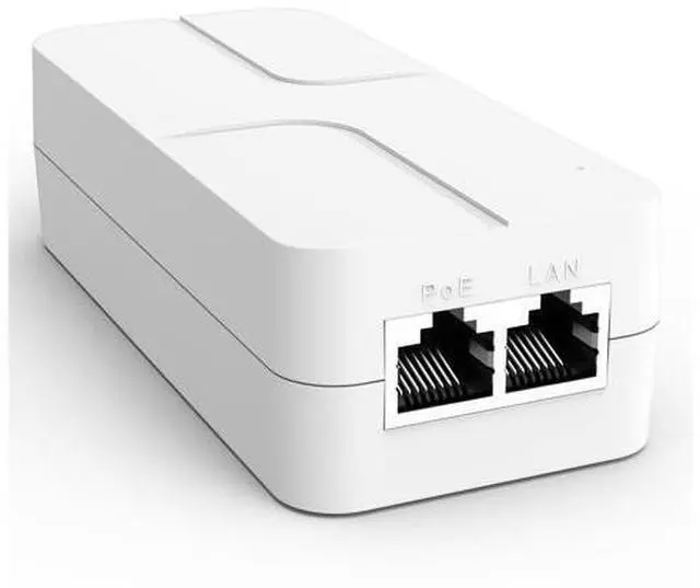 Main image of YuanLey 2.5G PoE Injector 30W, PoE+ Injector Converts Non-PoE to PoE+, 52V IEEE 802.3at/af, 10/100/1000/2500Mbps Ethernet PoE Adapter Plug & Play, Power Over Ethernet Up to 325 Feet