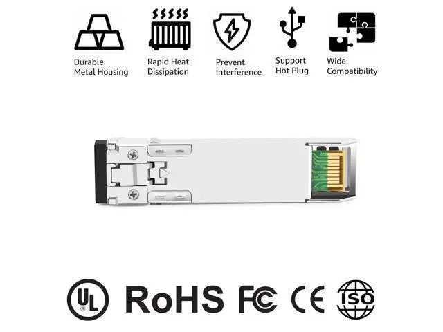 Alt view image 3 of 5 - OPSTRAN 10GBASE-LR SFP+ Optical Transceiver Module Compatible with Palo Alto PAN-SFP-Plus-LR 10G SFP+ LR 1310nm 10km DDM Duplex LC SMF