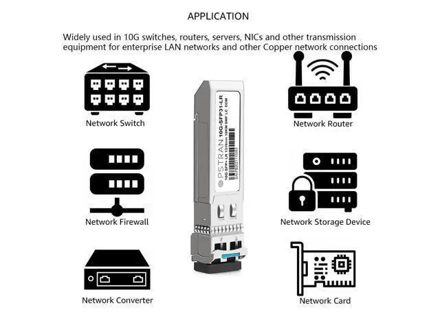 Alt view image 5 of 5 - OPSTRAN 10GBASE-LR SFP+ Optical Transceiver Module Compatible with Palo Alto PAN-SFP-Plus-LR 10G SFP+ LR 1310nm 10km DDM Duplex LC SMF