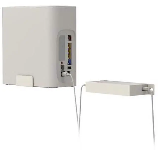 Main image of Wall Mount for AT&T Fiber (Arris) BGW320,Heavy Metal Wall Mount for AT&T BGW-320 Internet Modem Gateway +Original Power Bricks Holder,Easy Install with All Hardware Included(White Holder Only)