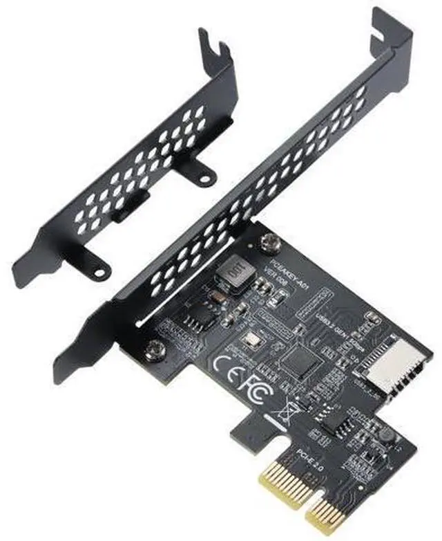 Main image of BEYIMEI PCI-E 1X to USB 3.2 GEN1 5Gbps Type-E A-Key Expansion Card,Front Panel Type-C Interface for Desktop PC(ASM1042A)