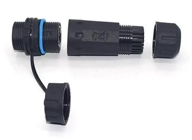 Alt view image 3 of 5 - ANMBEST 5PCS Shielded RJ45 Waterproof Panel Mount Connector IP68 Cat5/5e/6 8P8C Ethernet LAN Cable Coupler Female to Female Outdoor Network Adapter