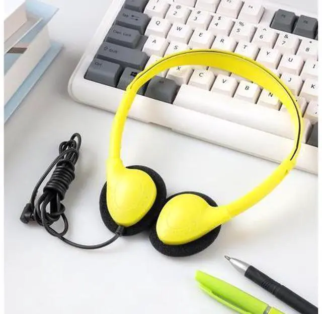 Alt view image 3 of 5 - ZXQZYM Classroom Bulk Headphones 15 Pack for School Students Children Teen Boys Girls Wholesale Kids Wired Adjustable Headphones for Classroom 3.5mm Jack (10 Mix Color)