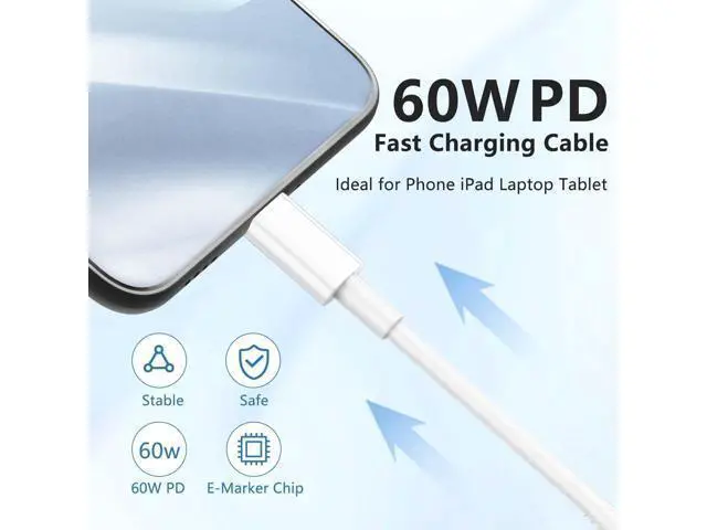 Alt view image 5 of 5 - Cabepow 15 FT Extra Long USB C to USB C Cable,15FT iPhone17 16 15 Charger Cord,Long Apple Type C to C Cable 5M Fast Charging Cord for iPhone 17 Pro Max/17 Pro/16 Pro Max /15 Pro/16 Pro/iPad Pro
