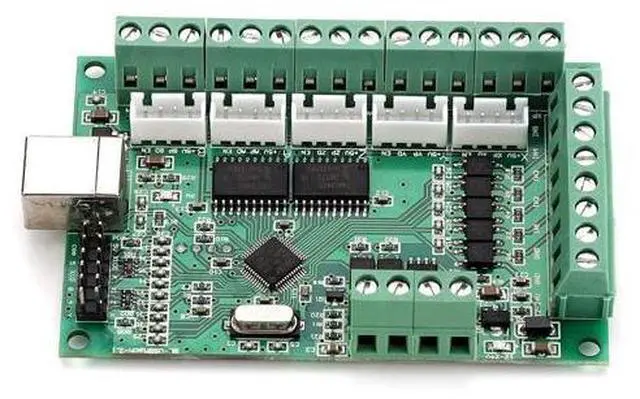 Alt view image 4 of 5 - Interface Card Driver Module, 12-24V USB Interface Board CNC Motion Control Card for Laptops Tablets