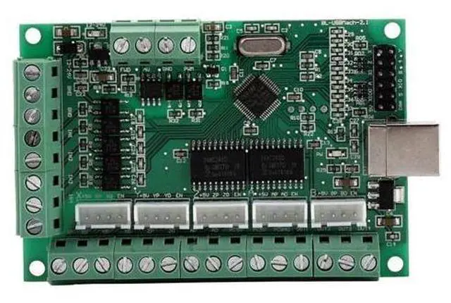 Alt view image 5 of 5 - Interface Card Driver Module, 12-24V USB Interface Board CNC Motion Control Card for Laptops Tablets