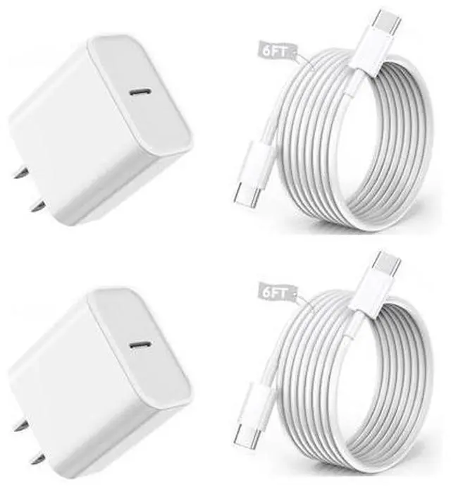 Main image of iPhone 16 15 Charger Fast Charging,6FT Type C to USB C Cable Cord,20W USB C Charging Block for Apple iPhone 16/16 Plus/iPhone 15 Plus/15 Pro Max,iPad Pro 12.9/11 inch/Air/Mini,Wall Plug Power Adapter